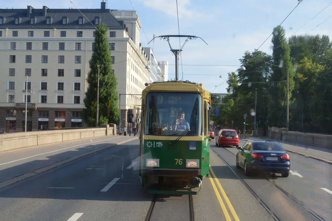 Tram Ride Helsinki | Gay Couple City Weekend Helsinki Finland © Coupleofmen.com