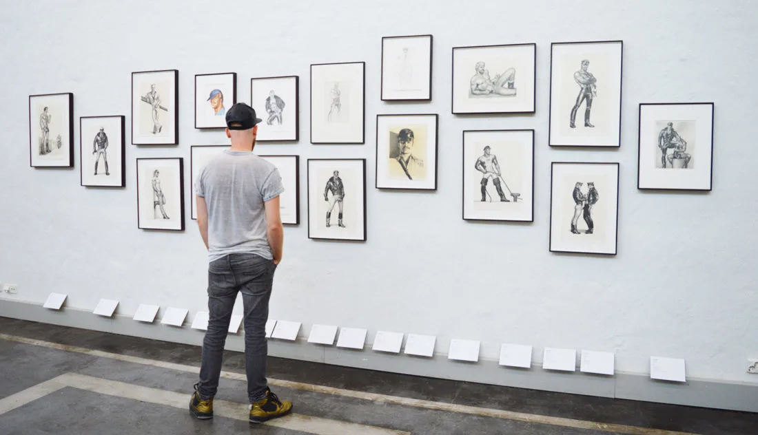 Tom of Finland Exhibition at Taidehalli | Gay Couple City Weekend Helsinki Finland © Coupleofmen.com