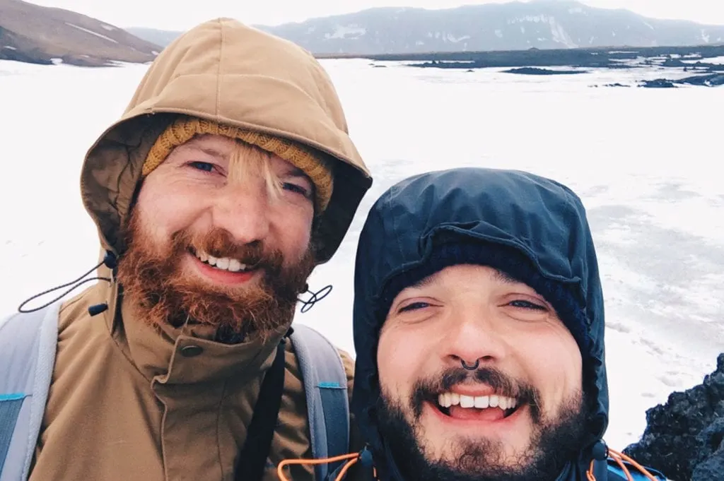 Gay Couple exploring Central North Iceland © CoupleofMen.com