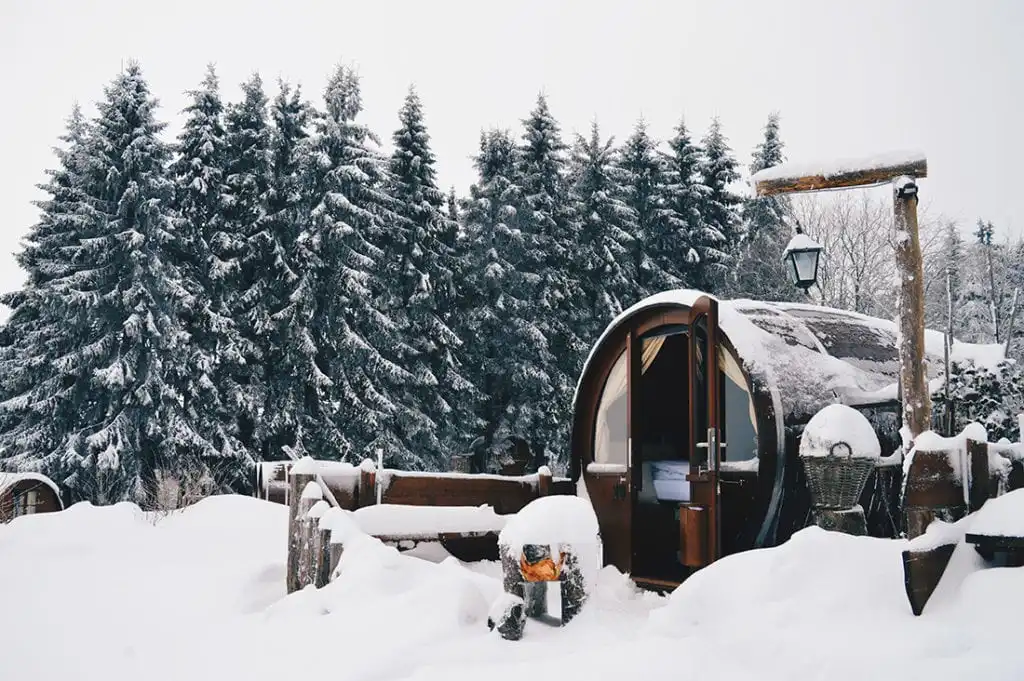 Slumber Wine Barrel Taufsteinhütte Central Germany © CoupleofMen.com