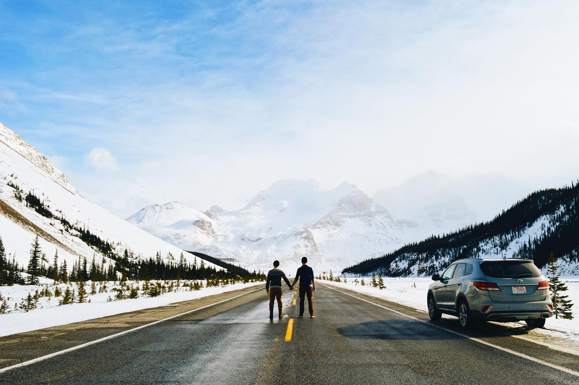 A Gay Couple traveling the Canadian Rocky Mountains – Alberta