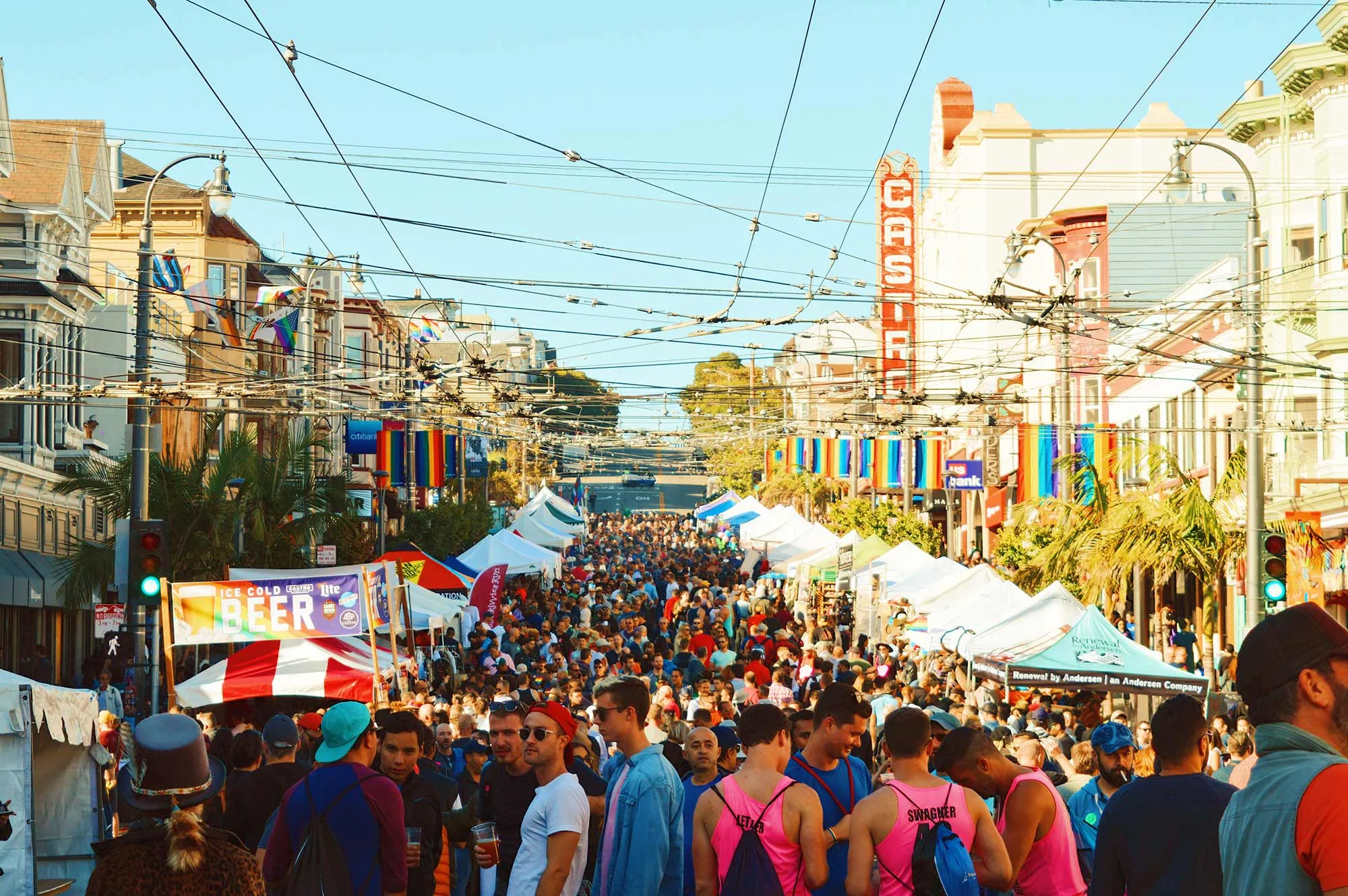 Gay Pride Festival? Well, Castro Street Fair! © CoupleofMen.com