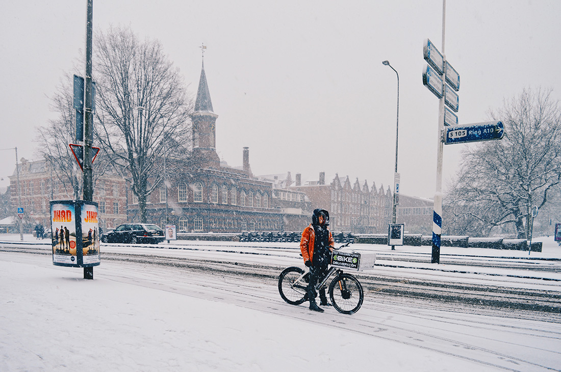 Dutch Winter Day Amsterdam Netherlands in February | © CoupleofMen.com