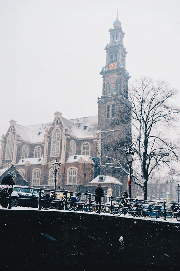 Dutch Winter Day Amsterdam Netherlands in February | © CoupleofMen.com