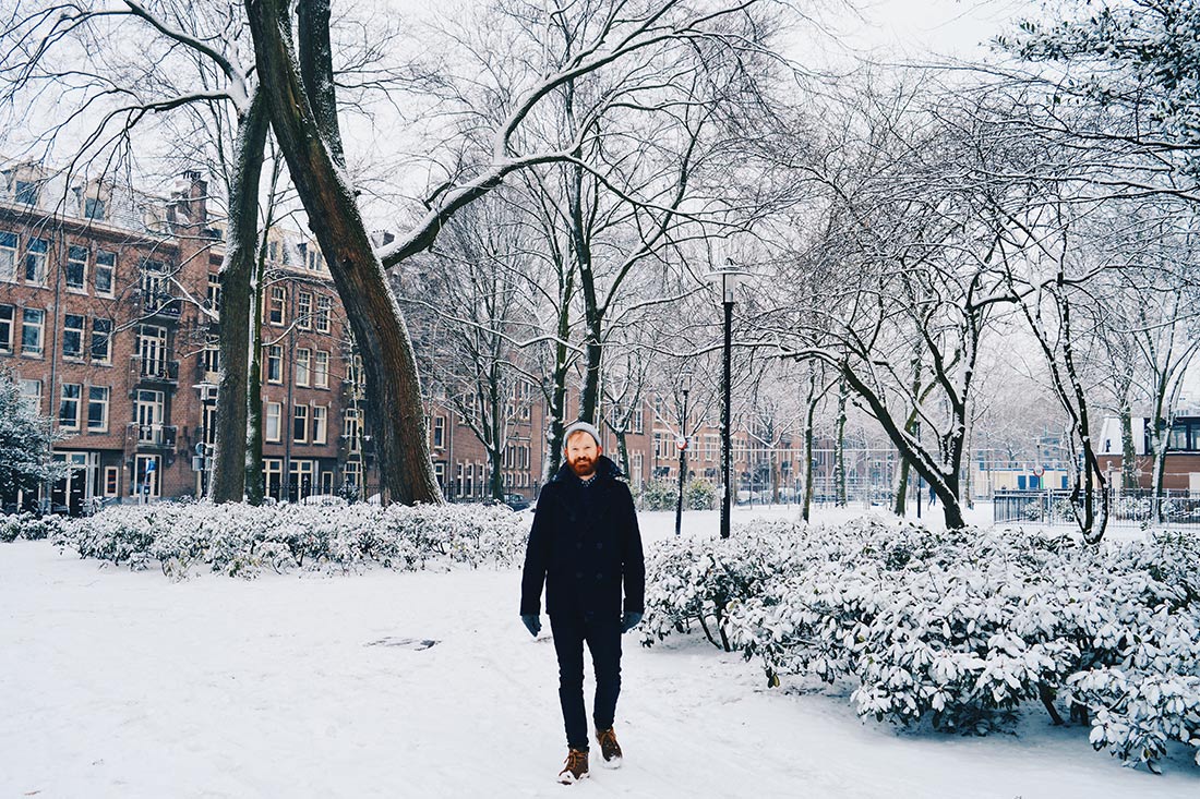 Snow in Amsterdam: Our Dutch Winter Day in the capital of The Netherlands | © CoupleofMen.com