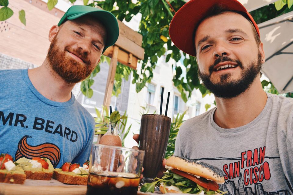 Surf House Barcelona Food Drinks Beach View | Coupleofmen.com