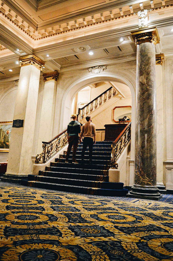 Our Gay Couple Hotel Review of the Gay-friendly Fairmont Palliser Hotel Downtown Calgary © CoupleofMen.com