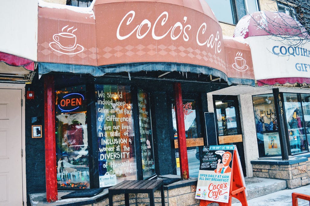Coco's Café Jasper Best gay-friendly Food Place © CoupleofMen.com