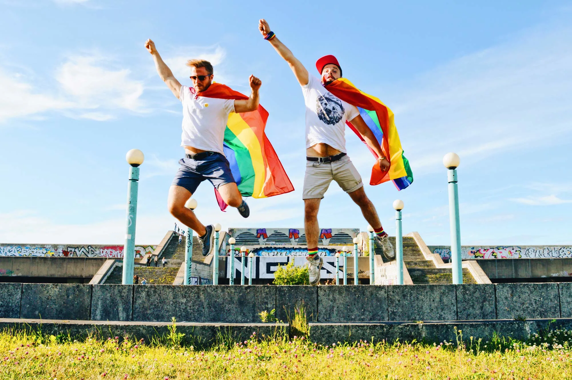 Gay Super Heroes Supergay Baltic Pride 2017 Tallinn Best Powerful LGBTQ Photos © CoupleofMen.com