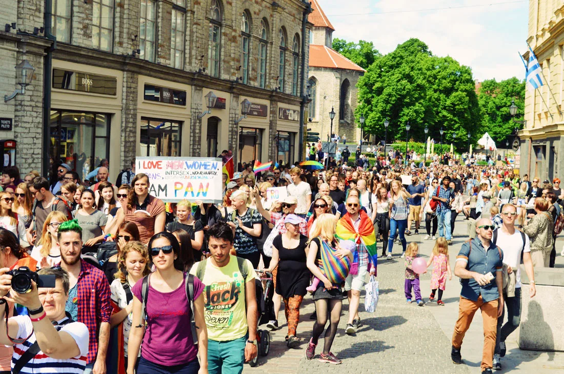 More than 1800 participants at Baltic Pride 2017 Tallinn Best Powerful LGBTQ Photos © CoupleofMen.com
