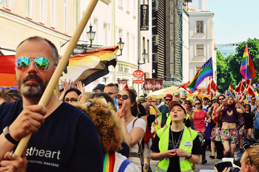 More than 1800 participants celebrating love and equality during Baltic Pride 2017 Tallinn Best Powerful LGBTQ Photos © CoupleofMen.com