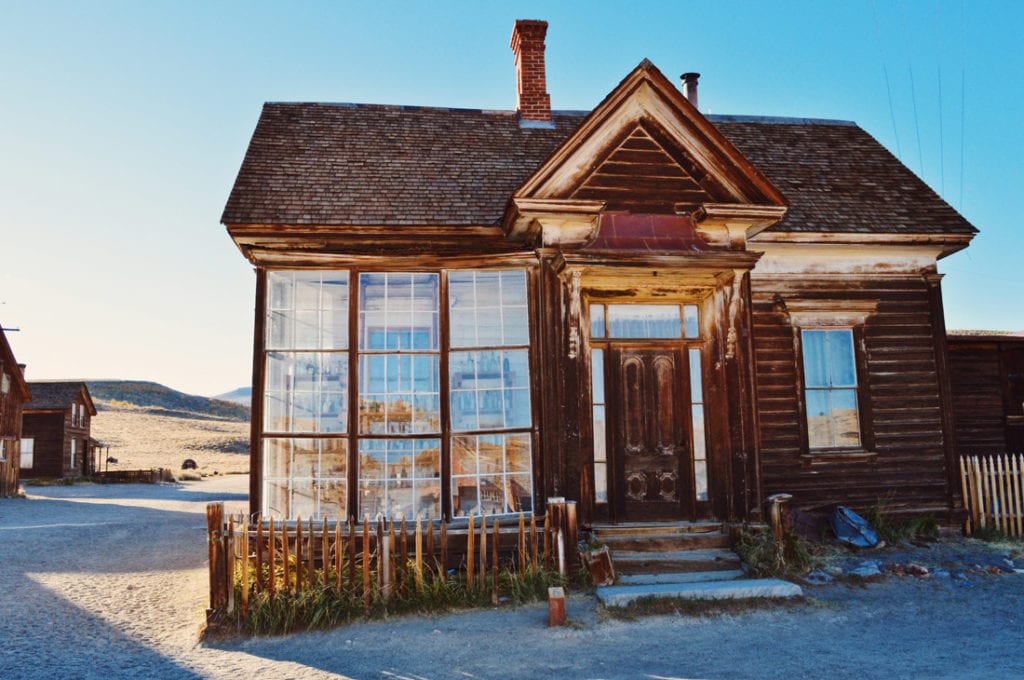 Mirror photos old town Bodie "Old Gold" | Ghost Town Bodie State Historic Park California © CoupleofMen.com