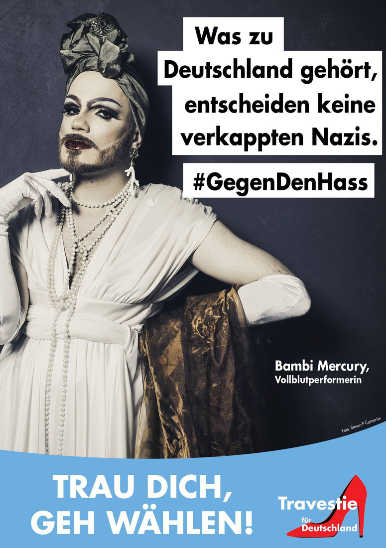 Travesty for Germany Drag Election Posters