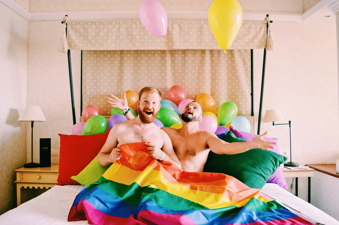 Australia Voted Yes Same-Sex Marriage Gay Pride Special Decoration for Benidorm Pride | The Level Meliá Villaitana Benidorm gay-friendly © CoupleofMen.com