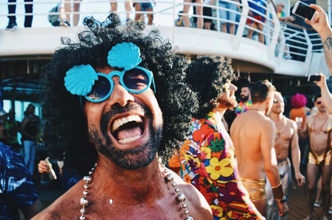 Handsome man Best Photos & Video of the European Gay Cruise "Disco T-Dance Party" of The Cruise 2017 © CoupleofMen.com