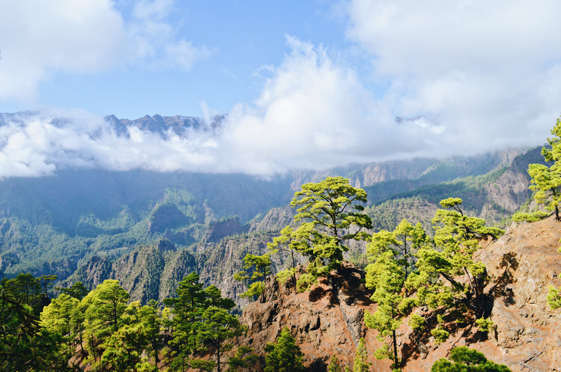 View over the Caldera Taburiente on La Palma © CoupleofMen.com
