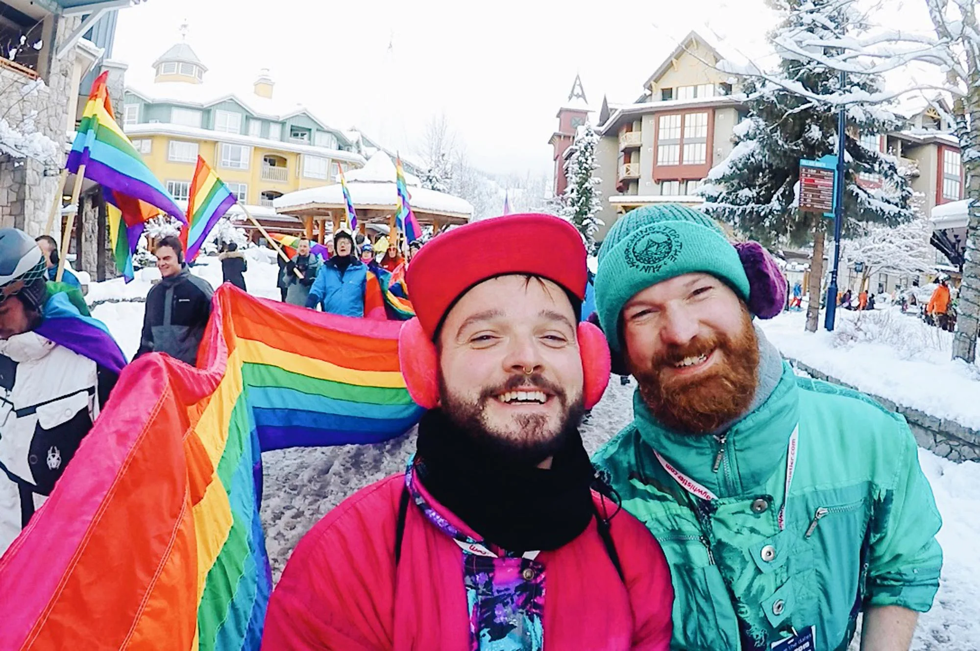 Beste Schwule Skiwochen Couple of Men Gay Couple Gay Travel Blogger Gay Ski Week Best Top Worldwide
