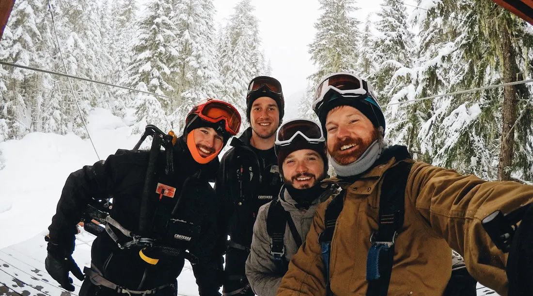 Zip Lining & Snowmobiling The Adventure Group TAG Whistler Gay-friendly © Coupleofmen.com