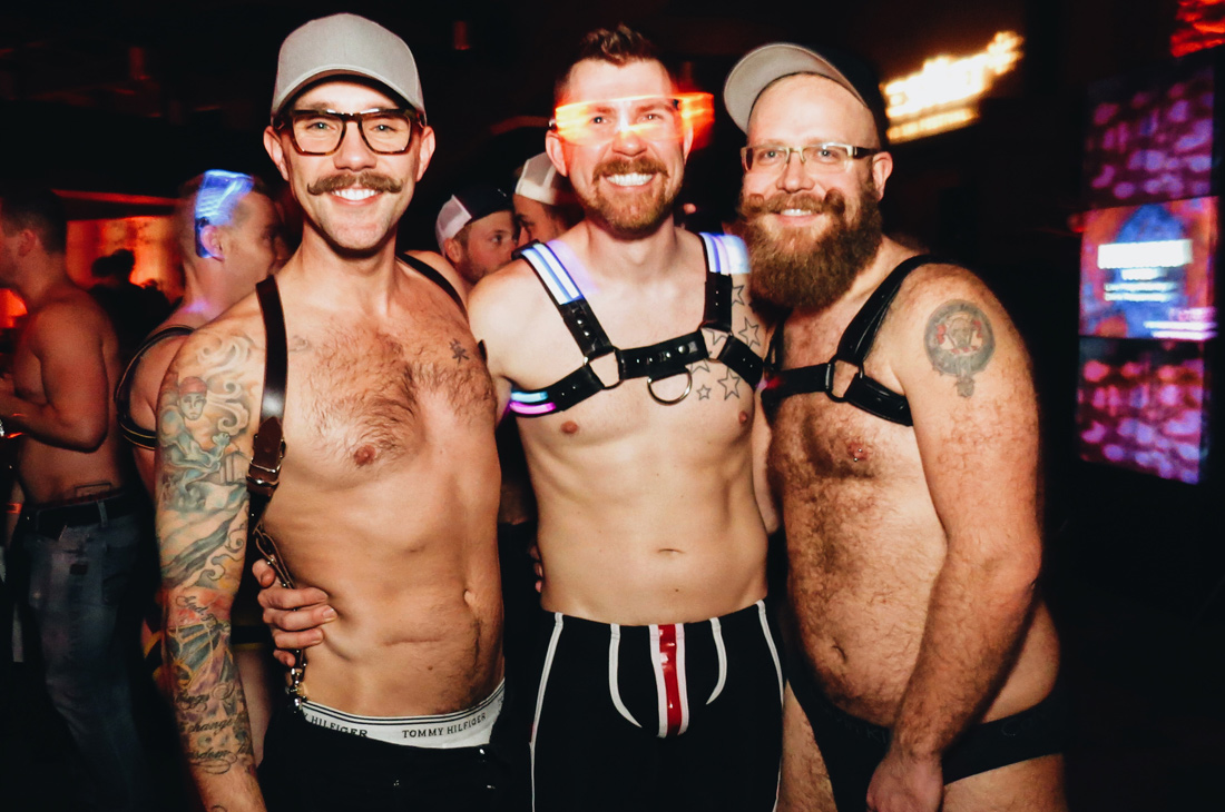 Or just come in your favorite fetish gear | Whistler Pride 2018 Gay Ski Week © Steve Polyak