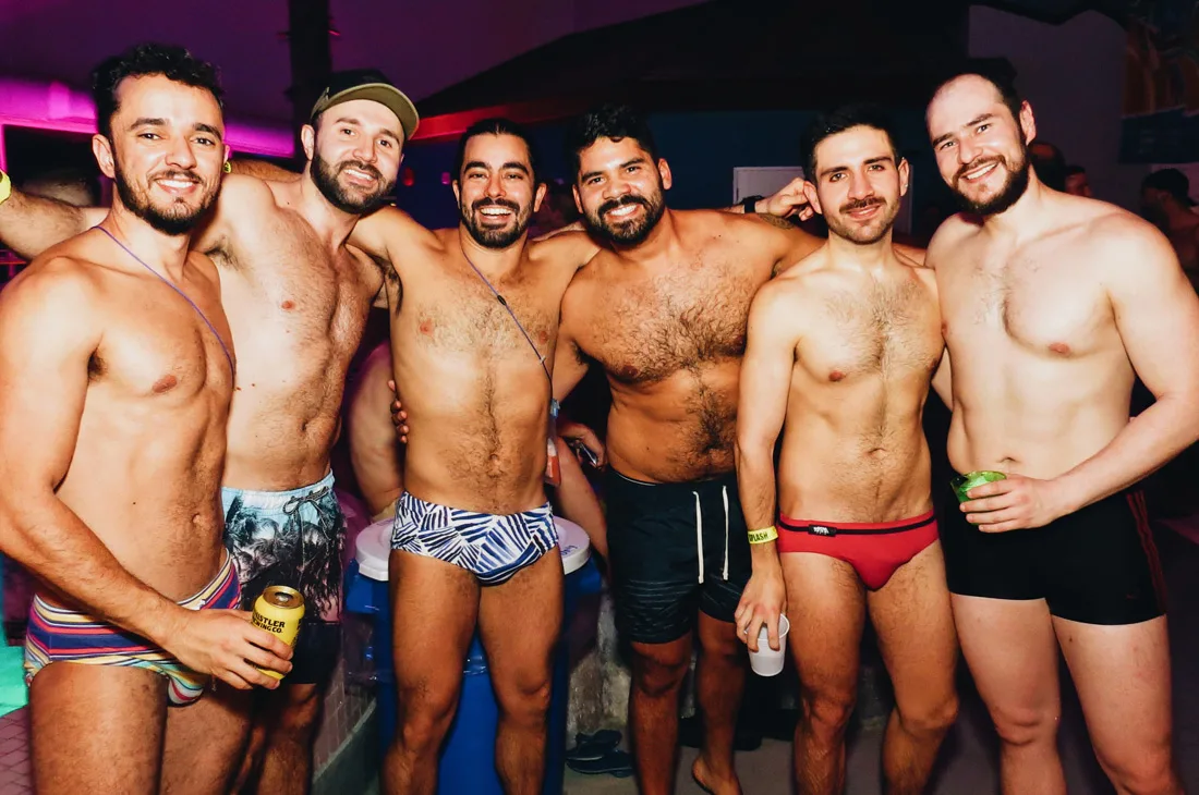 Sexy Gay Men, bears, otters and cubs | Whistler Pride 2018 Gay Ski Week © Steve Polyak