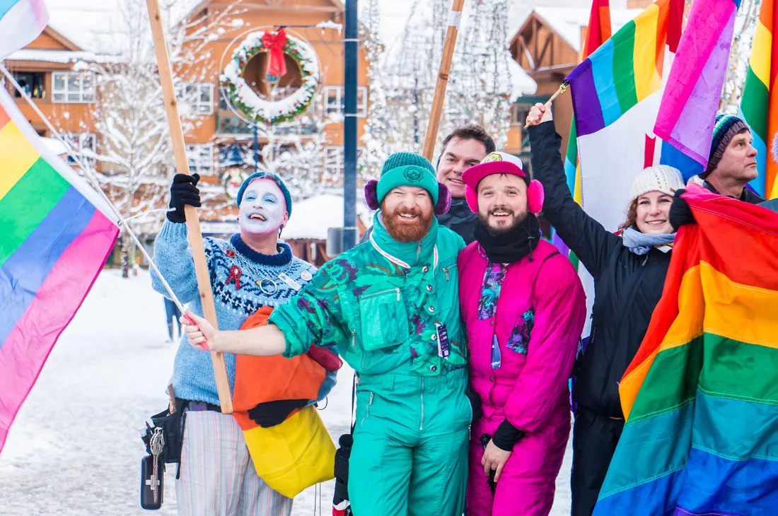 Supporting LGBTQ+ winter events in Canada © Coupleofmen.com