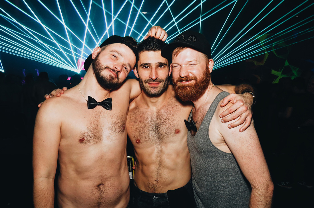 Friends... Couple of Men and Stefan from Nomadic Boys | Whistler Pride 2018 Gay Ski Week © Steve Polyak