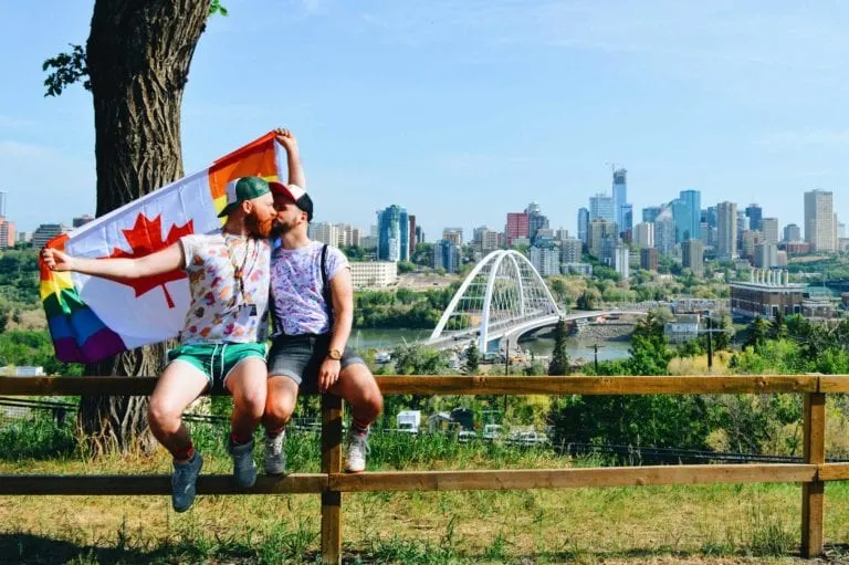 Gay Pride Parade Edmonton Canada Gay Edmonton Pride Festival 2018 © Coupleofmen.com