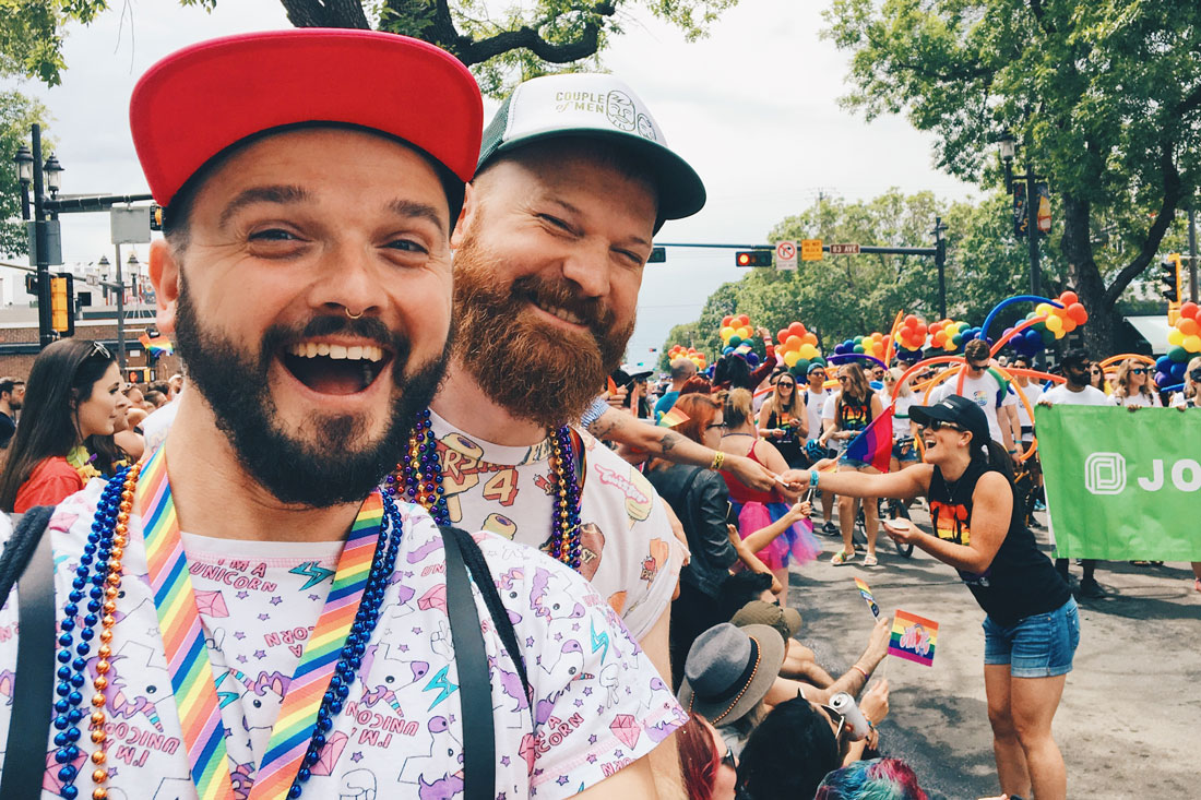 Happy Pride 2018 from Canada! | Gay Edmonton Pride Festival © Coupleofmen.com