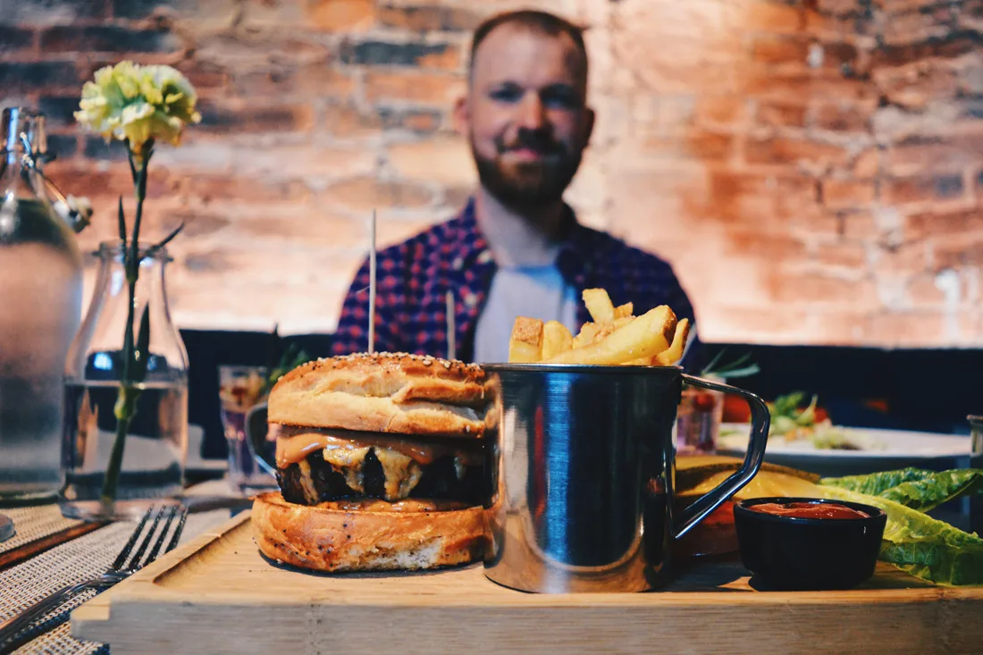 According to Karl: This is the best burger you can eat at least in Finland | Katajanokka Hotel Helsinki Gay-friendly Review © Coupleofmen.com