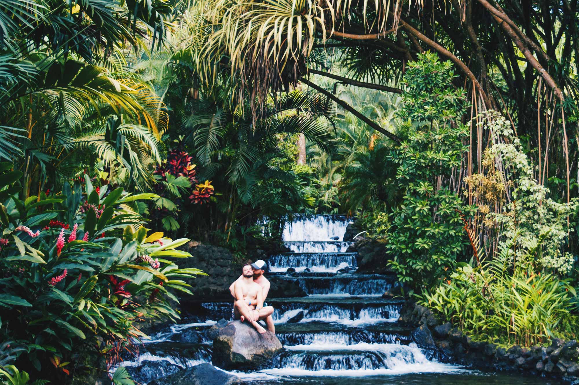 Gay Travel Journal Costa Rica In the end, #lovewins, always! Enjoying Hot Springs at Tabacon © Coupleofmen.com