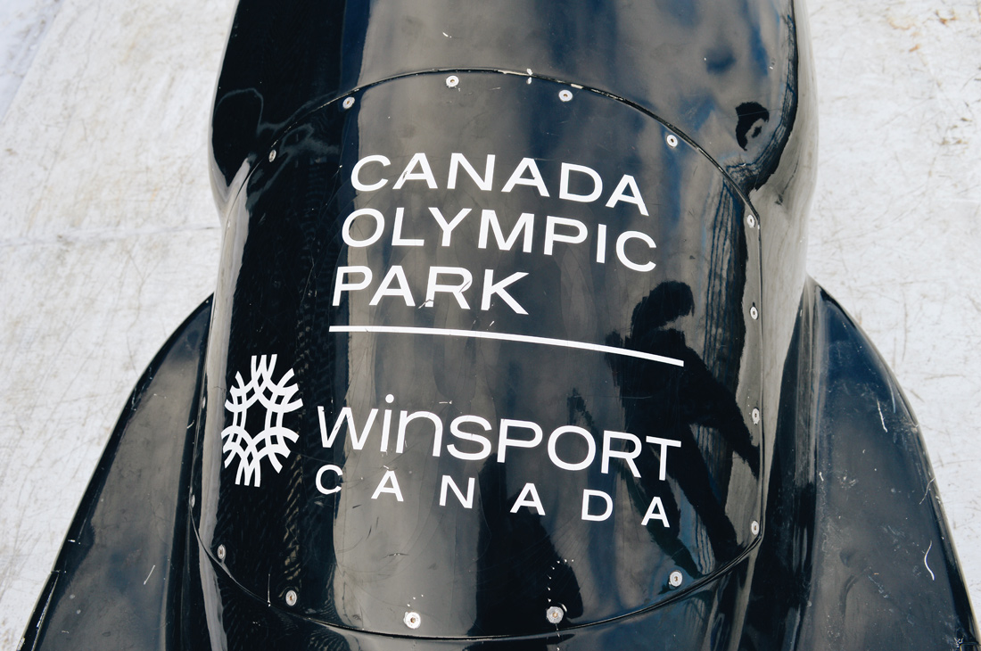 Bobsled of the Canada Olympic Park Winsport | Winter Road Trip Alberta Highlights Canadian Rocky Mountains © Coupleofmen.com
