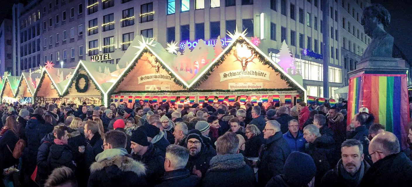 Pink Monday Düsseldorf | Gay Christmas Markets 2018 in Germany © Metropol events GmbH