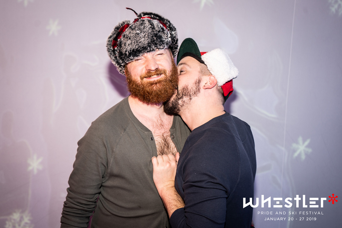 Whistler Pride Ski Festival Whistler Pride Gay Skiwoche Bears are getting hungry later tonight at Whistler Pride Snowball 2019 © Whistler Pride/ Photo by Darnell Collins