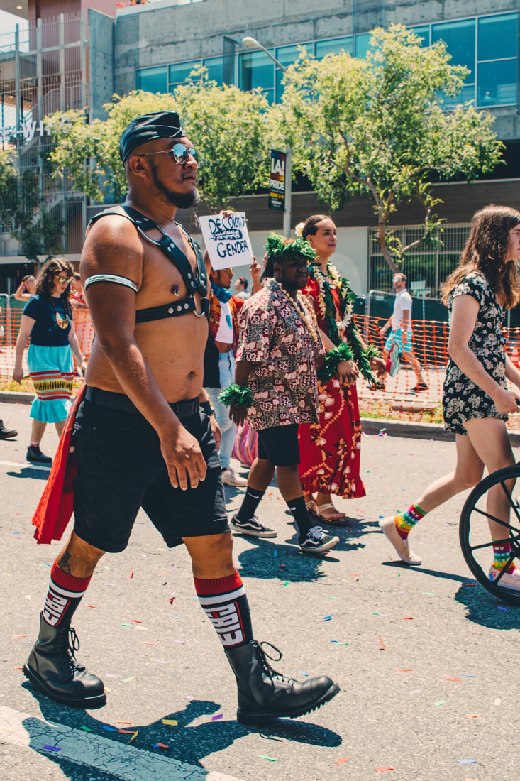 Fuck Gender - Supporting Diversity, Inclusivity and Love © Coupleofmen.com at LA Pride West Hollywood 2019