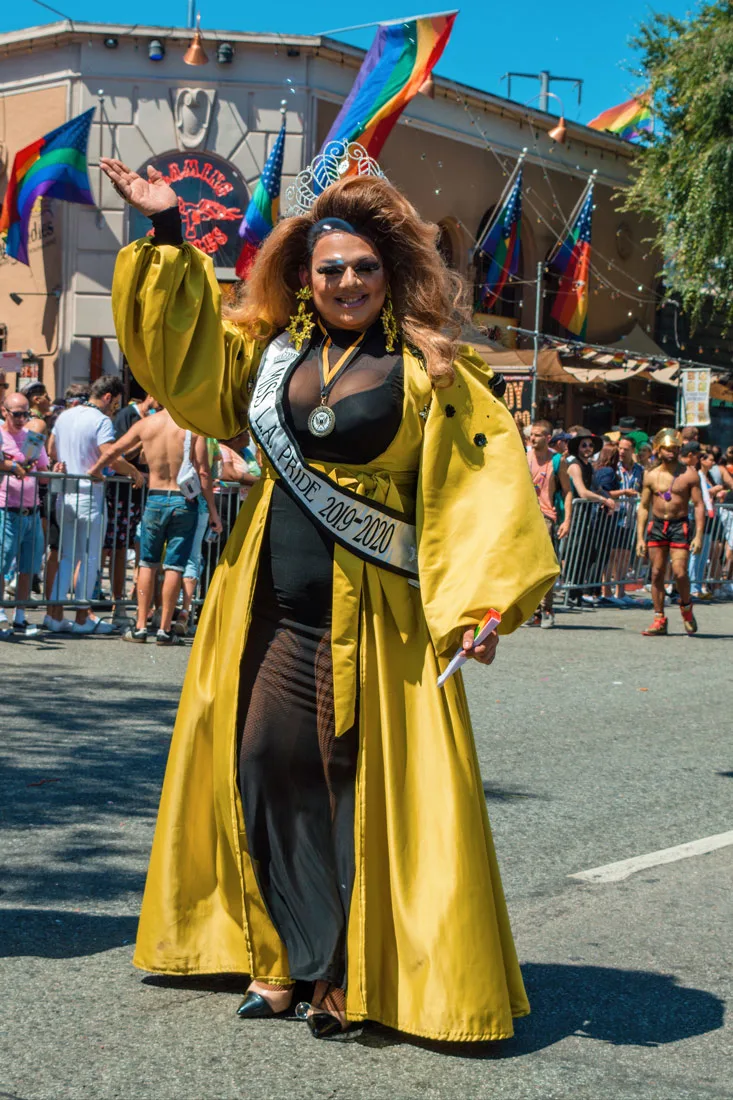 Gorgeous! Happy Pride Miss LA Pride 2019-2020 © Coupleofmen.com