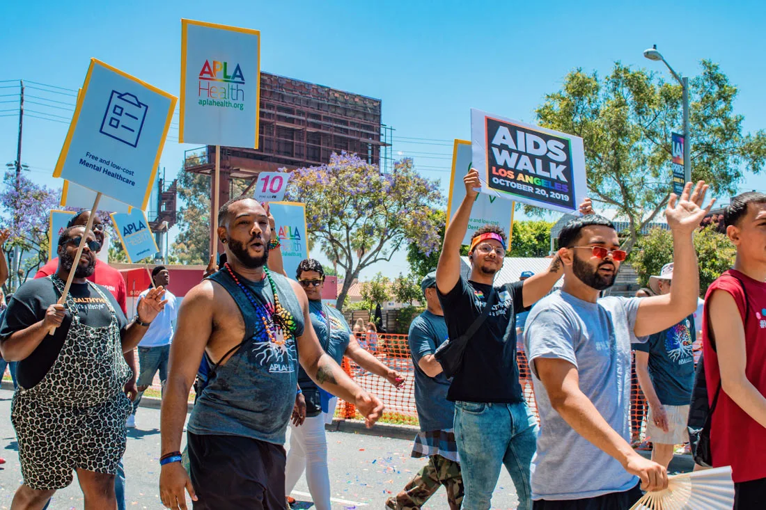 Don't forget to support the AIDS Walk Los Angeles on October 20th 2019 © Coupleofmen.com