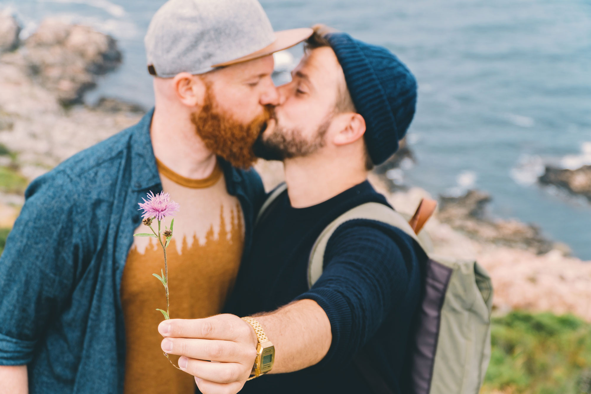 We love Southern Sweden's nature - A Gay Kiss on that © Coupleofmen.com