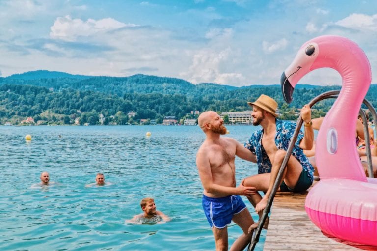7 Reasons Why You Should Attend Pink Lake Festival Austria in 2020 © Coupleofmen.com