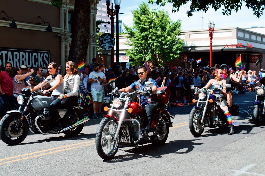 Essential part of every Pride Parade: The Dykes on their Bikes © Coupleofmen.com