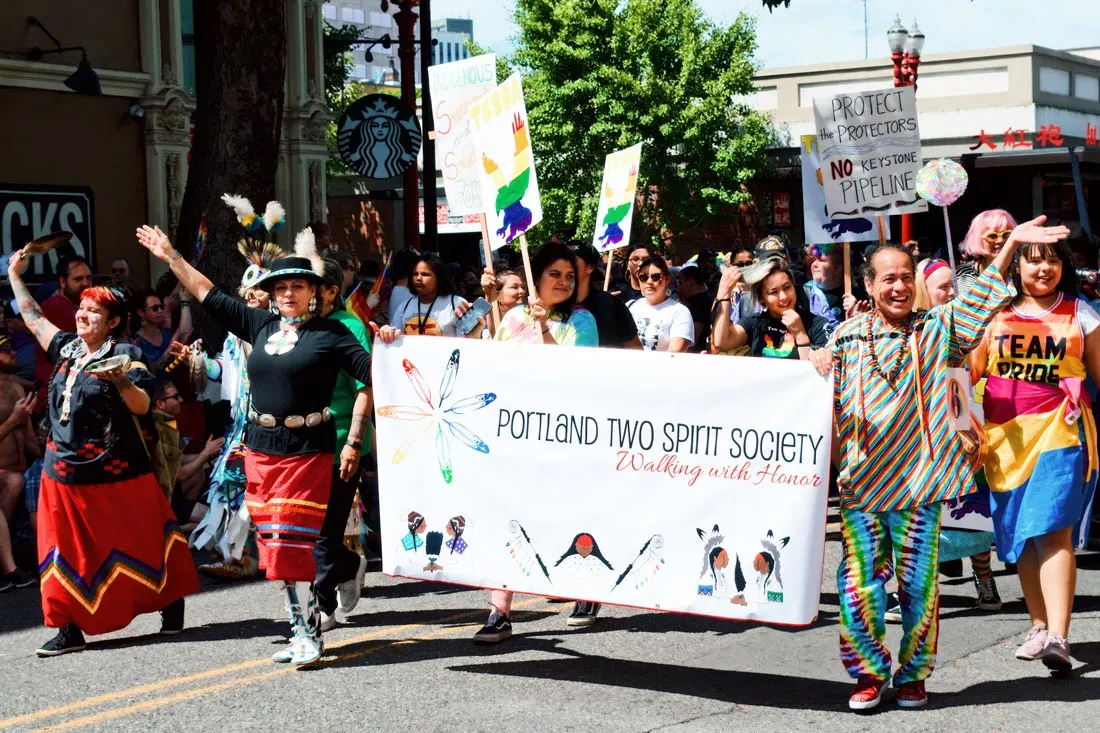 Part of the Parade: The Portland Two Spirit Society © Coupleofmen.com
