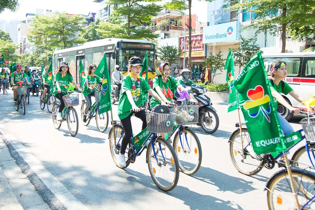 Schwul in Vietnam Gay in Vietnam Gay Pride on Bikes © ICS Ho Chi Minh City