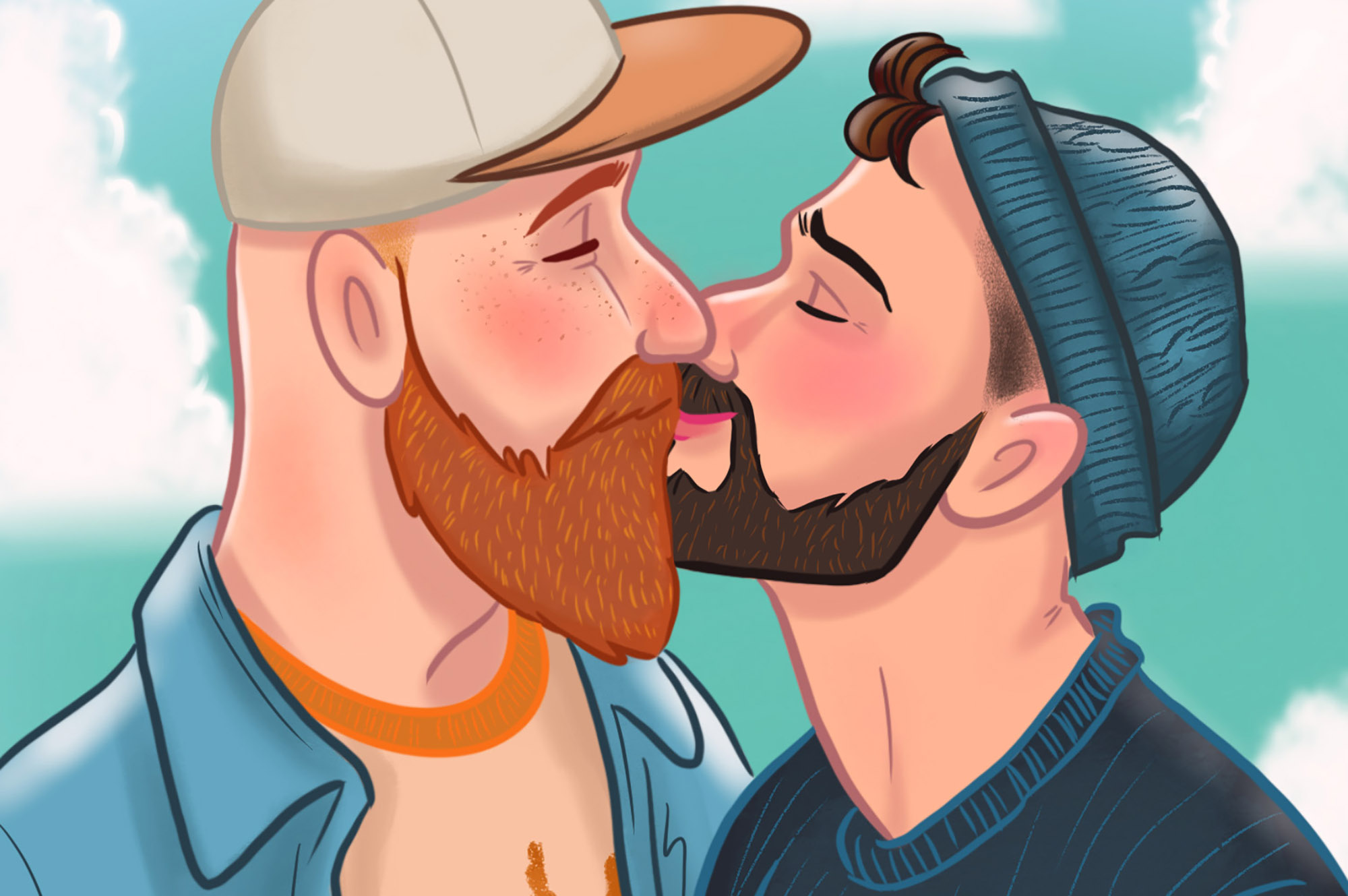 Gay ArtWork of Instagram: our favorite art pieces of Couple of Men