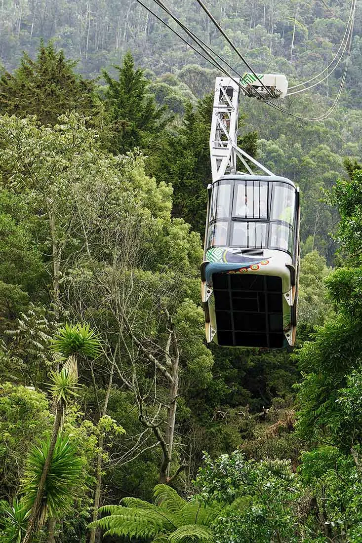 Reaching Monserrate in Bogotá reachable with the popular funicular © coupleofmen.com