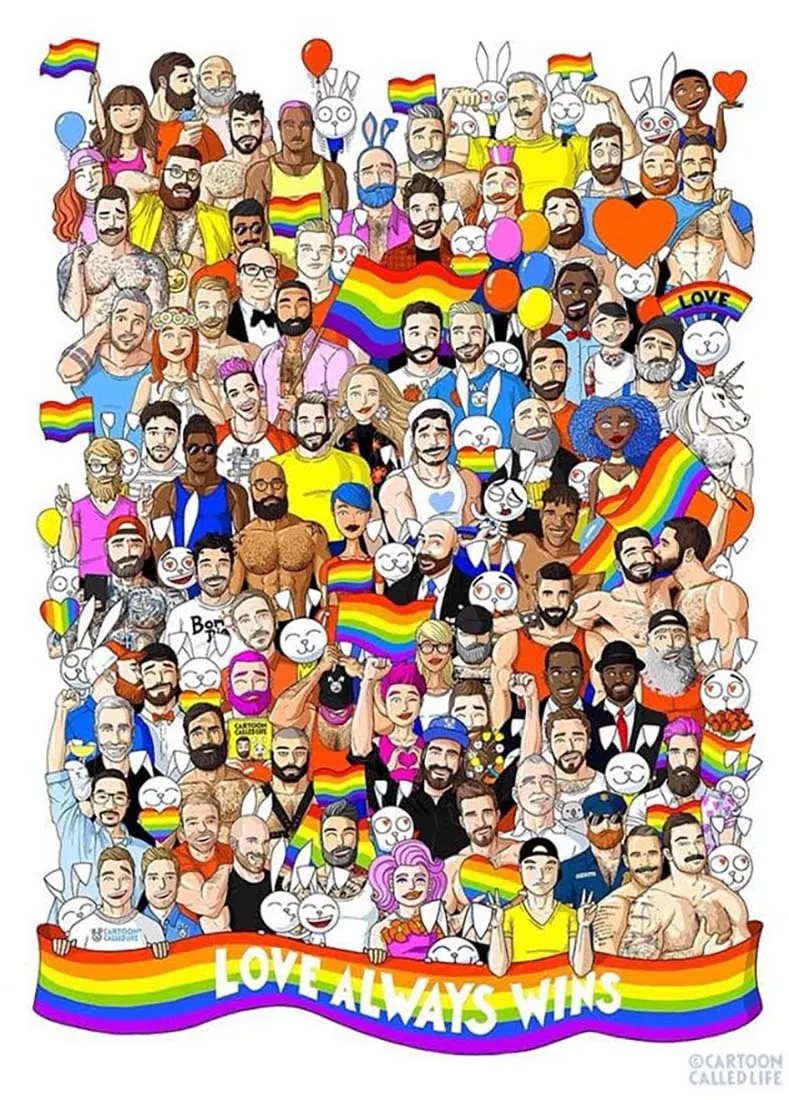 Gay Artwork on Instagram: Our best Instagram fan art 