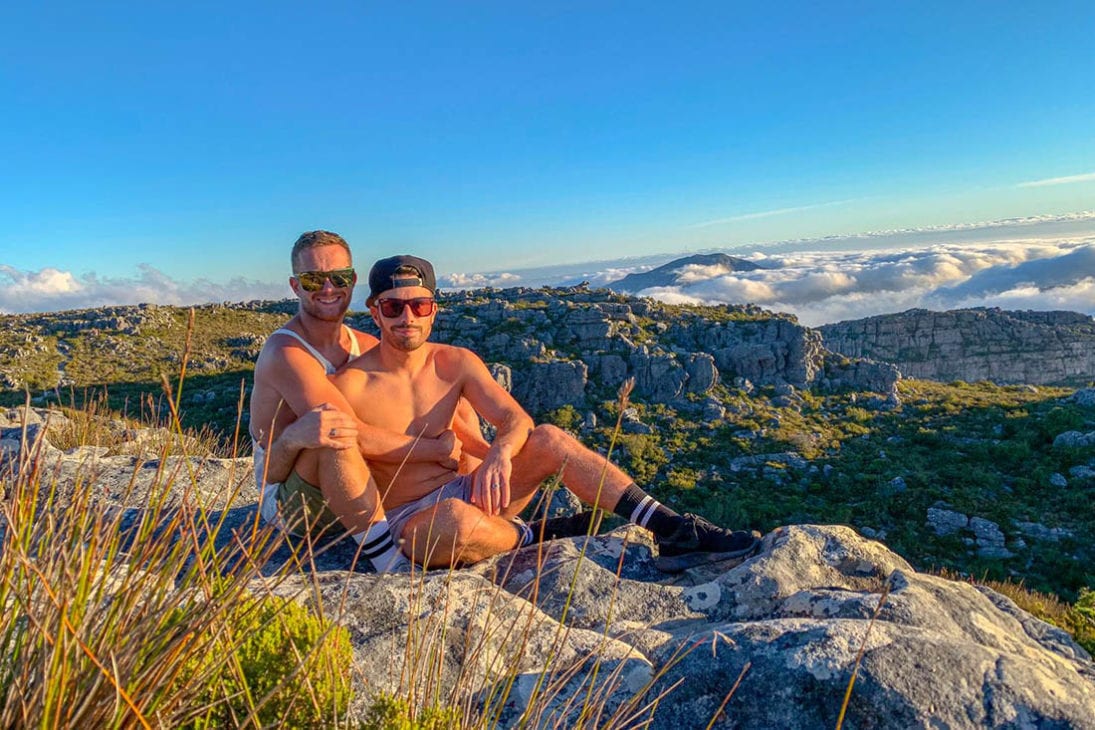 The two guys from the UK travel blogging about their gay adventures
