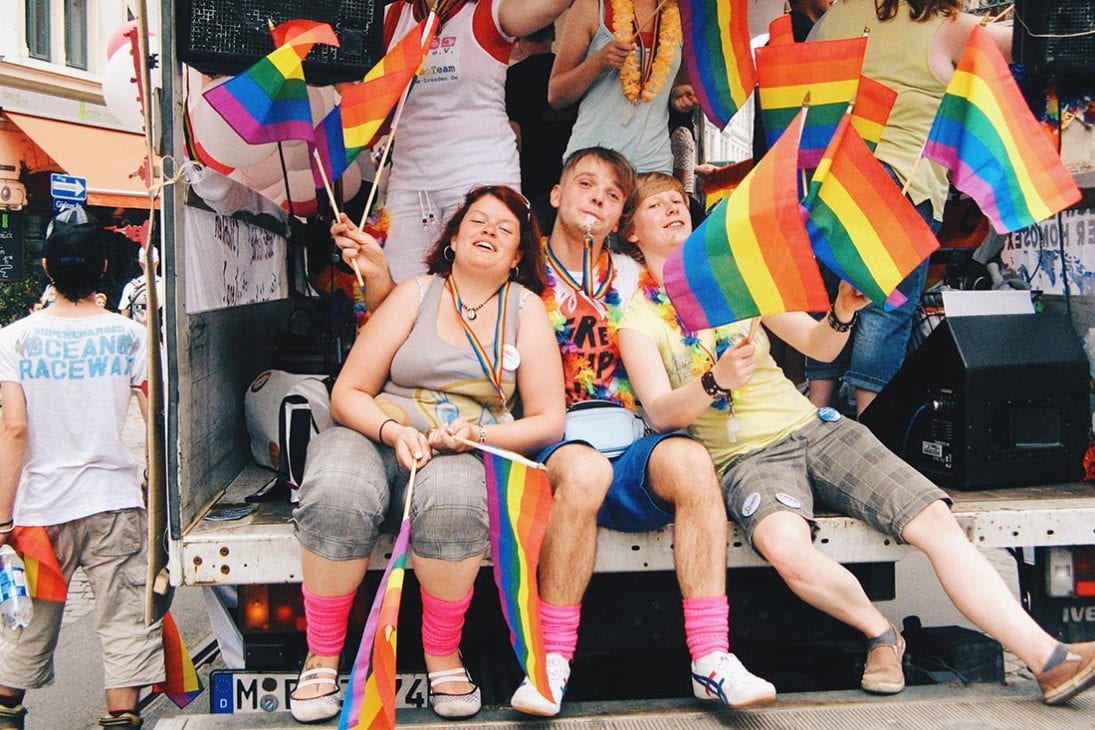 Karl's last Dresden Pride before he moved to Berlin and Amsterdam © Coupleofmen.com