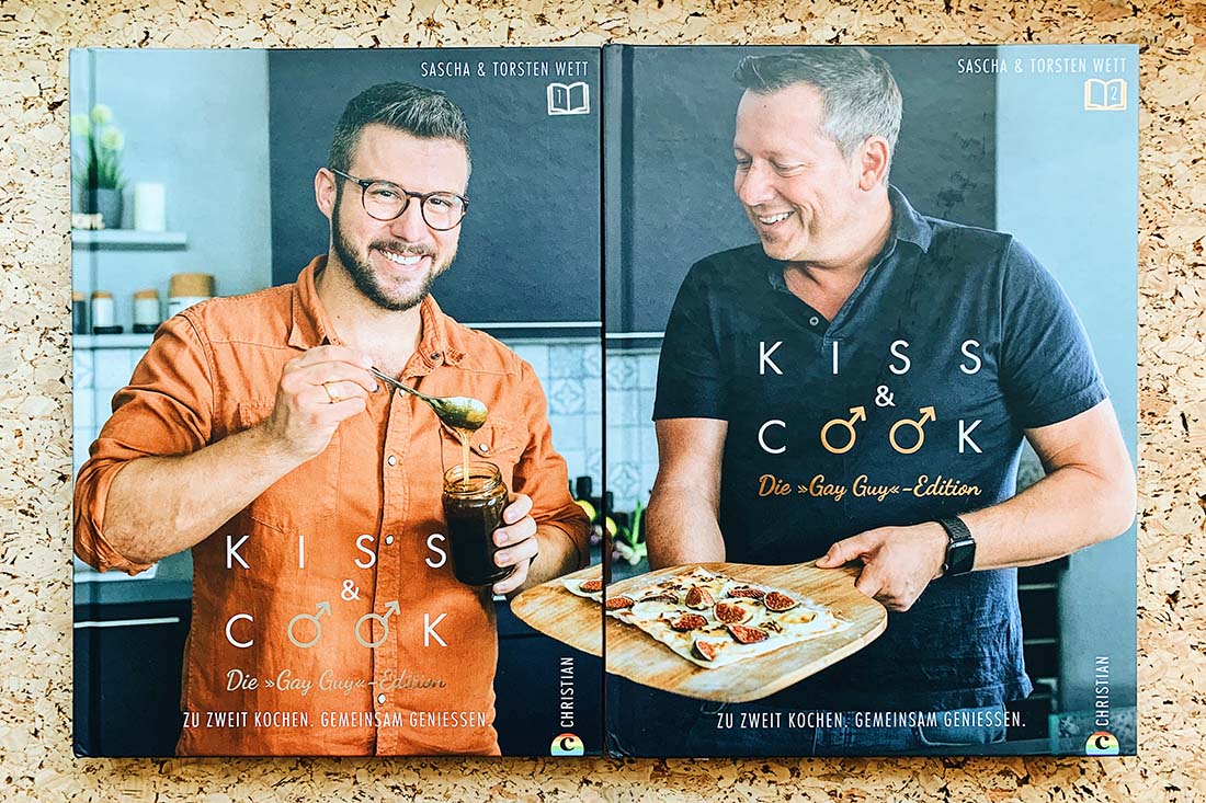 Torsten and Sascha's first gay cookbook -Gay Food Bloggers from Cologne