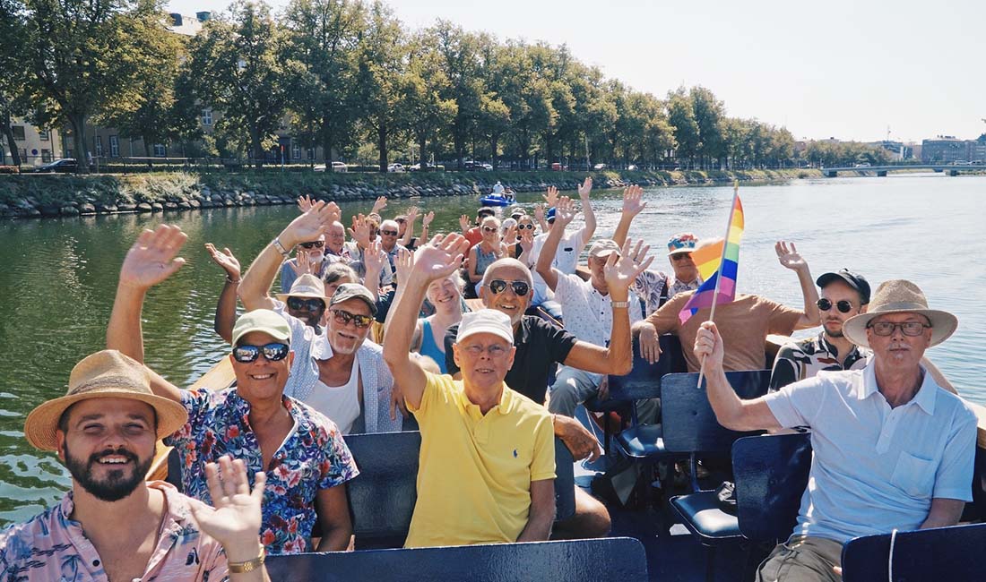 Queer boat tour in Malmö organised by the Swedish LGBTQ+ community RFSL © Coupleofmen.com