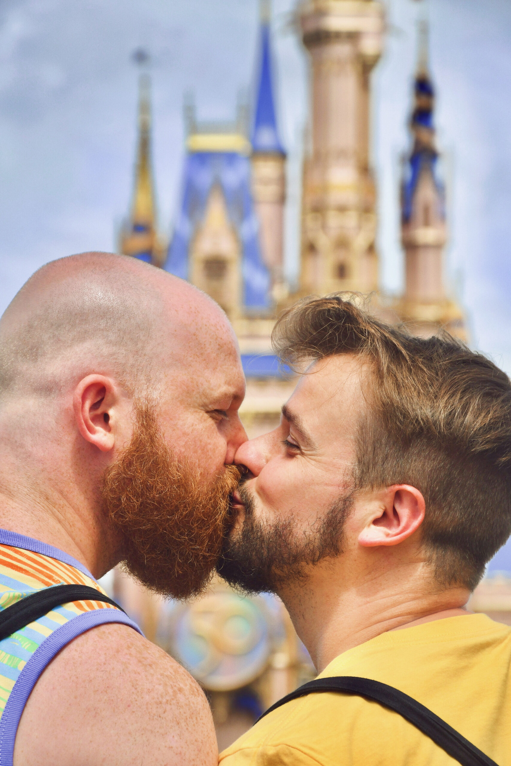 Hand in Hand in Disney World Orlando Florida - Disney supporting LGBT Community with the new Disney Pride Collection © Coupleofmen.com
