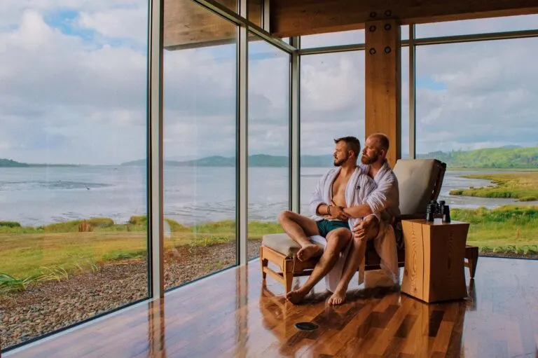 This view at the Salishan Coastal Lodge Spa was everything we needed © Coupleofmen.com